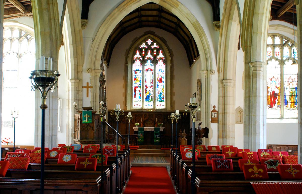 St Edmund's interior view looking else